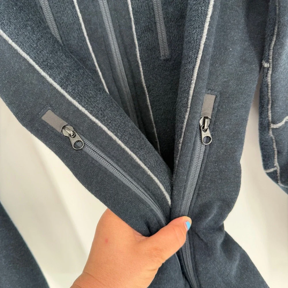 KUHL INTERCEPT FULL ZIP FLEECE JACKET NAVY BLUE OUTDOORS CASUAL MEDIUM